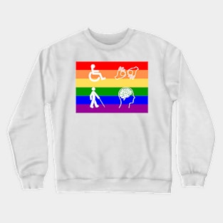 Disabled and Queer Crewneck Sweatshirt